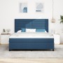 Cama con Box Spring con Colchón Azul Super King Tela by , Beds and slatted bases - Ref: Foro24-3339335, Price: 611,17 €, Disc...