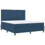 Cama con Box Spring con Colchón Azul Super King Tela by , Beds and slatted bases - Ref: Foro24-3339335, Price: 611,17 €, Disc...