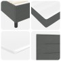 Base de cama con colchón gris oscuro 200x200 cm tela | Foro24.es | Tu tienda online para hogar, jardín y más Foro24.es