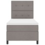 Cama Box Spring con Colchón Taupe 80x200 cm Tela | Foro24.es | Tu tienda online para hogar, jardín y más Foro24.es