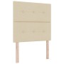Cama con Somier Color Crema y Colchón 80x200 cm de Tela | Foro24.es | Tu tienda online para hogar, jardín y más Foro24.es