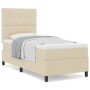 Cama con Somier Color Crema y Colchón 80x200 cm de Tela | Foro24.es | Tu tienda online para hogar, jardín y más Foro24.es