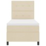 Cama con Somier Color Crema y Colchón 80x200 cm de Tela | Foro24.es | Tu tienda online para hogar, jardín y más Foro24.es