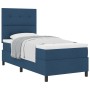 Cama con Box Spring con Colchón Azul 80x200 cm Tela by , Beds and slatted bases - Ref: Foro24-3339349, Price: 347,44 €, Disco...