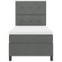 Cama tipo Box Spring con colchón Gris oscuro Individual von , Betten und Lattenroste - Ref: Foro24-3339351, Preis: 332,37 €, ...