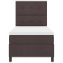 Cama Box Spring de con Colchón Marrón Oscuro Individual Tela by , Beds and slatted bases - Ref: Foro24-3339353, Price: 327,28...