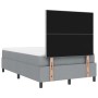cama con base y colchón gris claro pequeña doble tela | Foro24.es | Tu tienda online para hogar, jardín y más Foro24.es