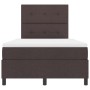 Cama Box Spring con Colchón Marrón Oscuro Pequeña Doble Tela | Foro24.es | Tu tienda online para hogar, jardín y más Foro24.es