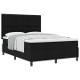 Cama con Base de Muelles y Colchón Negro 160x200 cm Tela | Foro24.es | Tu tienda online para hogar, jardín y más Foro24.es