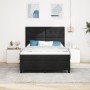 Cama con Base de Muelles y Colchón Negro 160x200 cm Tela | Foro24.es | Tu tienda online para hogar, jardín y más Foro24.es