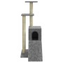 Katzenkratzbaum mit hellgrauen Sisalstämmen 92 cm von vidaXL, Katzenmöbel - Ref: Foro24-171513, Preis: 45,58 €, Rabatt: %