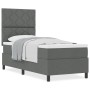 Base de colchón Gris oscuro 80x200 cm Tela de , Camas y somieres - Ref: Foro24-3339421, Precio: 321,18 €