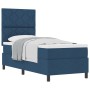 Cama con Somier y Colchón Azul 80x200 cm Tela | Foro24.es | Tu tienda online para hogar, jardín y más Foro24.es