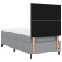 Cama con Somier y Colchón Gris Claro 90x200 cm Tela | Foro24.es | Tu tienda online para hogar, jardín y más Foro24.es