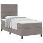 Cama Box Spring con colchón taupe 100x200 cm tela | Foro24.es | Tu tienda online para hogar, jardín y más Foro24.es