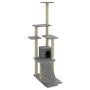 Katzenkratzbaum mit Sisalpfosten hellgrau 155 cm von vidaXL, Katzenmöbel - Ref: Foro24-171516, Preis: 56,45 €, Rabatt: %