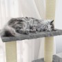 Katzenkratzbaum mit Sisalpfosten hellgrau 155 cm von vidaXL, Katzenmöbel - Ref: Foro24-171516, Preis: 56,45 €, Rabatt: %