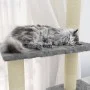 Rascador para gatos con postes de sisal gris claro 155 cm de vidaXL, Mobiliario para gatos - Ref: Foro24-171516, Precio: 56,4...