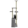 Katzenkratzbaum mit Sisalpfosten hellgrau 155 cm von vidaXL, Katzenmöbel - Ref: Foro24-171516, Preis: 56,45 €, Rabatt: %