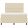 Cama con base de colchón color crema 160x200 cm Tela by , Beds and slatted bases - Ref: Foro24-3339481, Price: 585,14 €, Disc...