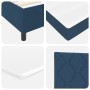 Cama con Base de Resortes con Colchón Azul 160x200 cm Tela | Foro24.es | Tu tienda online para hogar, jardín y más Foro24.es