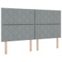 Cama Box Spring con Colchón Gris Claro Super King Tela | Foro24.es | Tu tienda online para hogar, jardín y más Foro24.es