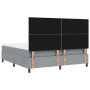 Cama Box Spring con Colchón Gris Claro Super King Tela | Foro24.es | Tu tienda online para hogar, jardín y más Foro24.es