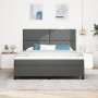 Cama con Base con Colchón Gris Oscuro Super King Tela by , Beds and slatted bases - Ref: Foro24-3339484, Price: 650,62 €, Dis...