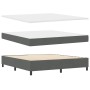Cama con Base con Colchón Gris Oscuro Super King Tela by , Beds and slatted bases - Ref: Foro24-3339484, Price: 650,62 €, Dis...