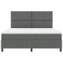 Cama con Base con Colchón Gris Oscuro Super King Tela by , Beds and slatted bases - Ref: Foro24-3339484, Price: 650,62 €, Dis...