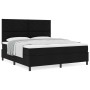 Cama con Base Tapizada y Colchón Negro Super King Tela | Foro24.es | Tu tienda online para hogar, jardín y más Foro24.es