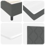 Cama con Base con Colchón Gris Oscuro Super King Tela by , Beds and slatted bases - Ref: Foro24-3339484, Price: 650,62 €, Dis...