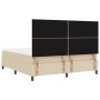 Cama con Somier con Colchón Color Crema Super King Tela by , Beds and slatted bases - Ref: Foro24-3339488, Price: 637,71 €, D...