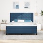 Cama con Base de Muelles y Colchón Azul Super King Tela by , Beds and slatted bases - Ref: Foro24-3339489, Price: 615,90 €, D...