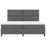 Somier con Colchón Gris Oscuro 200x200 cm Tela | Foro24.es | Tu tienda online para hogar, jardín y más Foro24.es