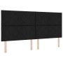 Cama Springs con Colchón Negra 200x200 cm Tela by , Beds and slatted bases - Ref: Foro24-3339492, Price: 670,36 €, Discount: %