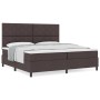 Cama con Box Spring y Colchón Marrón Oscuro 200x200 cm Tela by , Beds and slatted bases - Ref: Foro24-3339493, Price: 670,10 ...