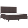 Cama con Box Spring y Colchón Marrón Oscuro 200x200 cm Tela by , Beds and slatted bases - Ref: Foro24-3339493, Price: 670,10 ...