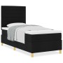 Cama con Somier con Colchón Negra 80x200 cm Tela by , Beds and slatted bases - Ref: Foro24-3339499, Price: 295,13 €, Discount: %