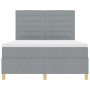Cama con base tapizada con colchón Gris claro 160x200 cm Tela | Foro24.es | Tu tienda online para hogar, jardín y más Foro24.es