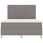 Cama con Sommier con Colchón Taupe 160x200 cm Tela by , Beds and slatted bases - Ref: Foro24-3339557, Price: 587,95 €, Discou...