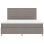 Cama con Resortes y Colchón Taupe Super King de Tela by , Beds and slatted bases - Ref: Foro24-3339564, Price: 673,05 €, Disc...