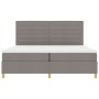 Cama con Somier y Colchón Taupe 200x200 cm Tela | Foro24.es | Tu tienda online para hogar, jardín y más Foro24.es
