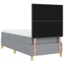 Cama Box Spring con Colchón Gris Claro 80x200 cm Tela von , Betten und Lattenroste - Ref: Foro24-3339574, Preis: 313,44 €, Ra...