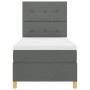 Cama con Base con Colchón Gris Oscuro 80x200 cm Tela von , Betten und Lattenroste - Ref: Foro24-3339575, Preis: 325,13 €, Rab...