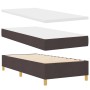 Cama Box Spring con Colchón Marrón Oscuro 80x200 cm Tela | Foro24.es | Tu tienda online para hogar, jardín y más Foro24.es