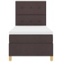 Cama Box Spring con Colchón Marrón Oscuro 80x200 cm Tela | Foro24.es | Tu tienda online para hogar, jardín y más Foro24.es