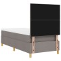 Cama con Box Spring y Colchón Taupe 80x200 cm Tela de , Camas y somieres - Ref: Foro24-3339578, Precio: 320,55 €