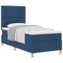 Cama con Somier con Colchón Azul Individual de Tela von , Betten und Lattenroste - Ref: Foro24-3339587, Preis: 322,89 €, Raba...