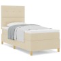 Cama con Box Spring y Colchón Crema Individual by , Beds and slatted bases - Ref: Foro24-3339586, Price: 335,38 €, Discount: %